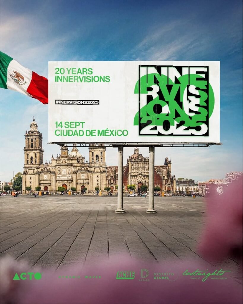 hello cdmx 🇲🇽you can now sign up for the 20 years innervisions in mexico at the link in bio. #
