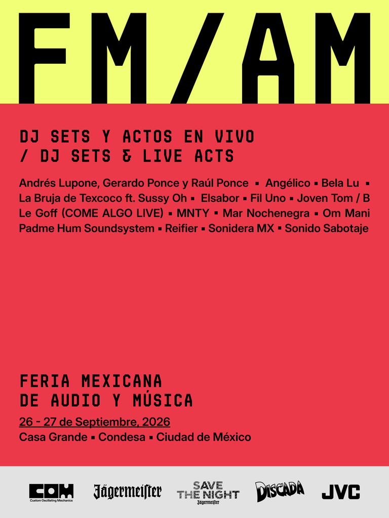 FM/AM 2026: un fin de semana para perderse entre discos, música y cultura fmam carteles 0209 dj sets