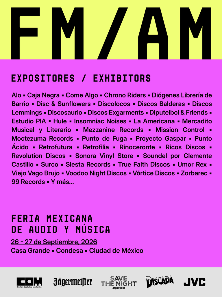 FM/AM 2026: un fin de semana para perderse entre discos, música y cultura fmam carteles 0209 expositores