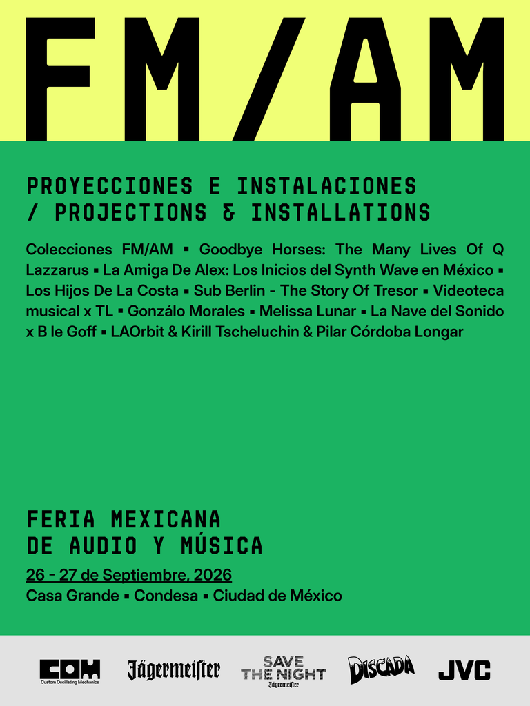 FM/AM 2026: un fin de semana para perderse entre discos, música y cultura fmam carteles 0209 proyecciones