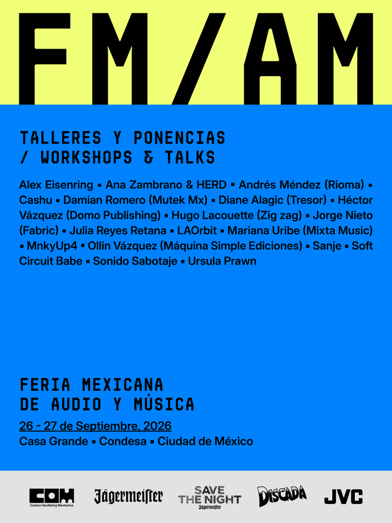 FM/AM 2026: un fin de semana para perderse entre discos, música y cultura fmam carteles 0209 talleres